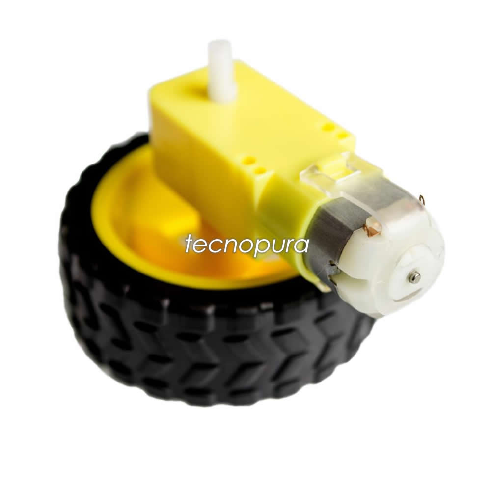 Motor Dc Con Cables 3v A 6v Caja Reductora