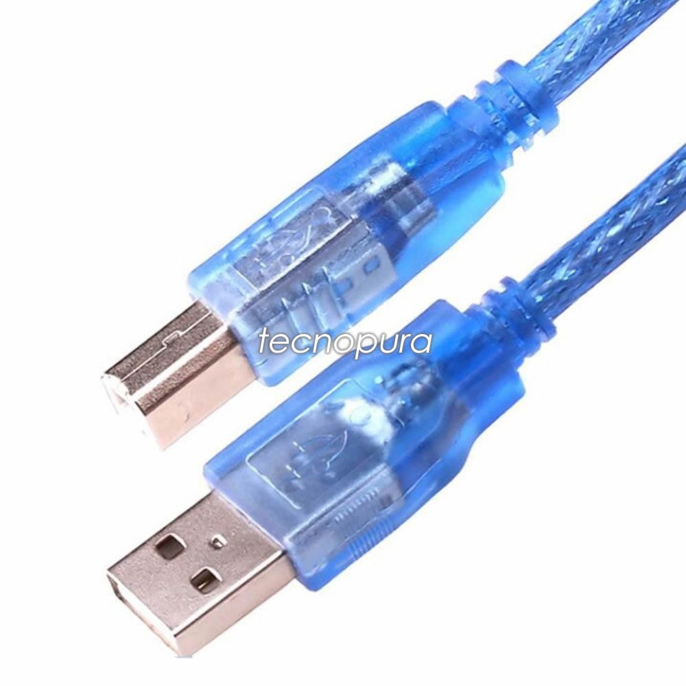 Cable USB 2.0 blindado de 10 metros para impresoras y