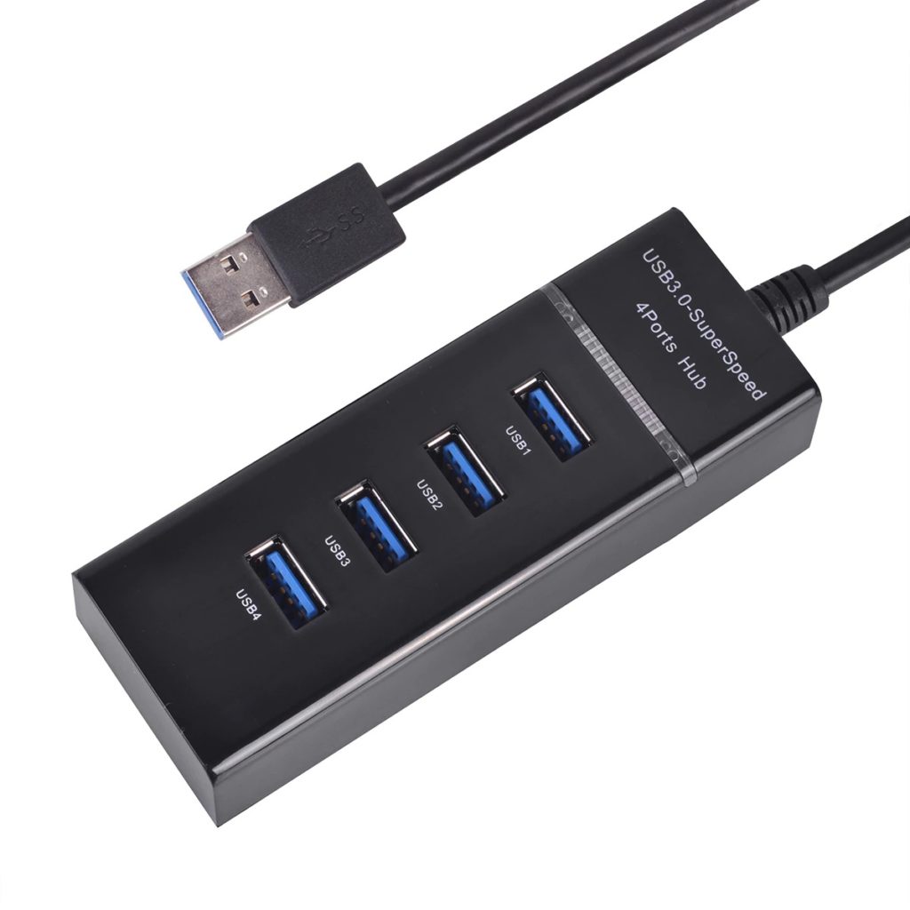 Hub Multiplicador / Switch USB 3.0 para 4 puertos Tecnopura