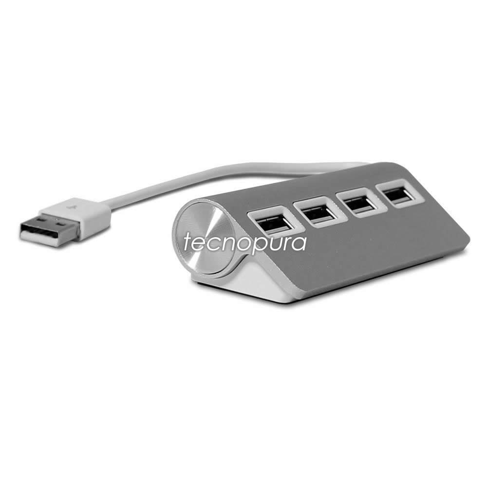 Hub USB 2.0 aluminio