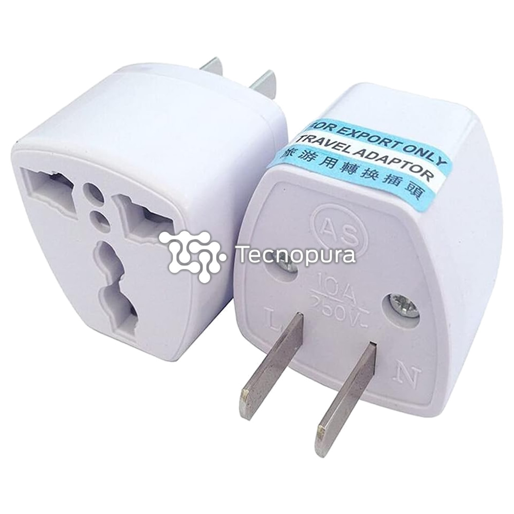 Adaptador de corriente para viaje enchufe universal US / AU / UK a