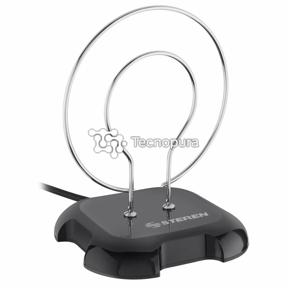 Antena UHF para Televisión Digital Terrestre TDT HDTV tipo aro - Tecnopura