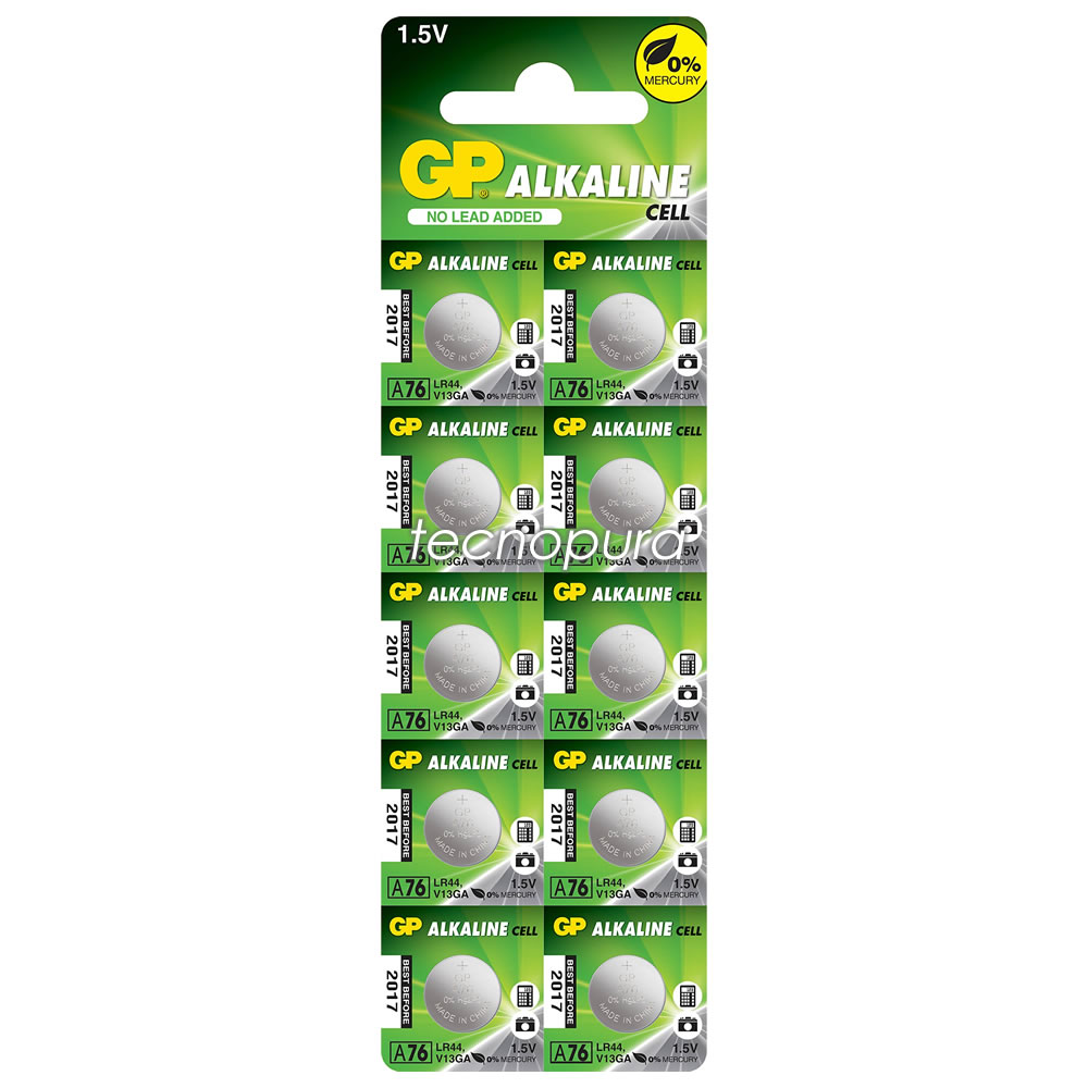 GENERICO Pila Bateria Ag13 Lr44 Alcalina Pack 10 Pilas De Litio
