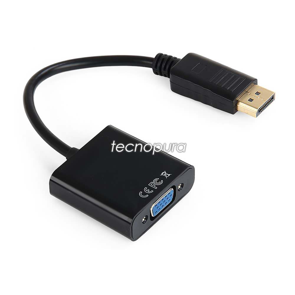 Conector / adaptador USB tipo C 3.1 a VGA - Tecnopura