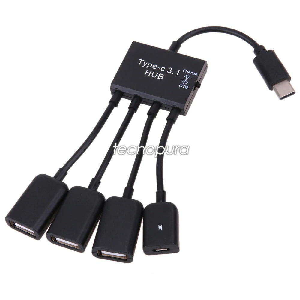 Cable adaptador para celular de USB tipo C 3.1 a HDMI con soporte 4K -  Tecnopura