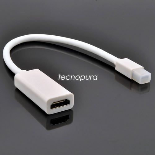 Cable adaptador Thunderbolt / Mini Displayport a HDMI - Mac - Tecnopura