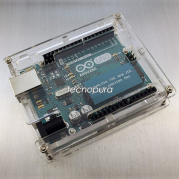 Carcasa case caja para Arduino Uno R3 transparente acrílico
