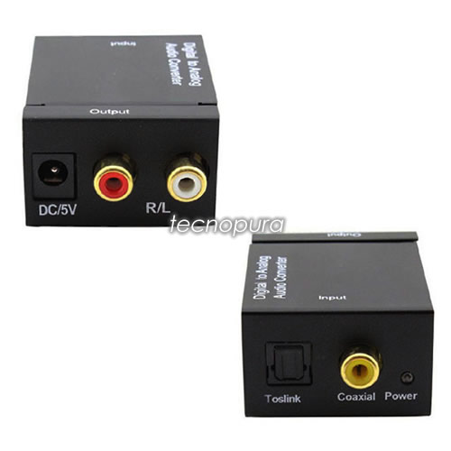 Bematik - Conversor De Audio Digital A Analógico Toslink Coaxial Rca  Vd04700 con Ofertas en Carrefour