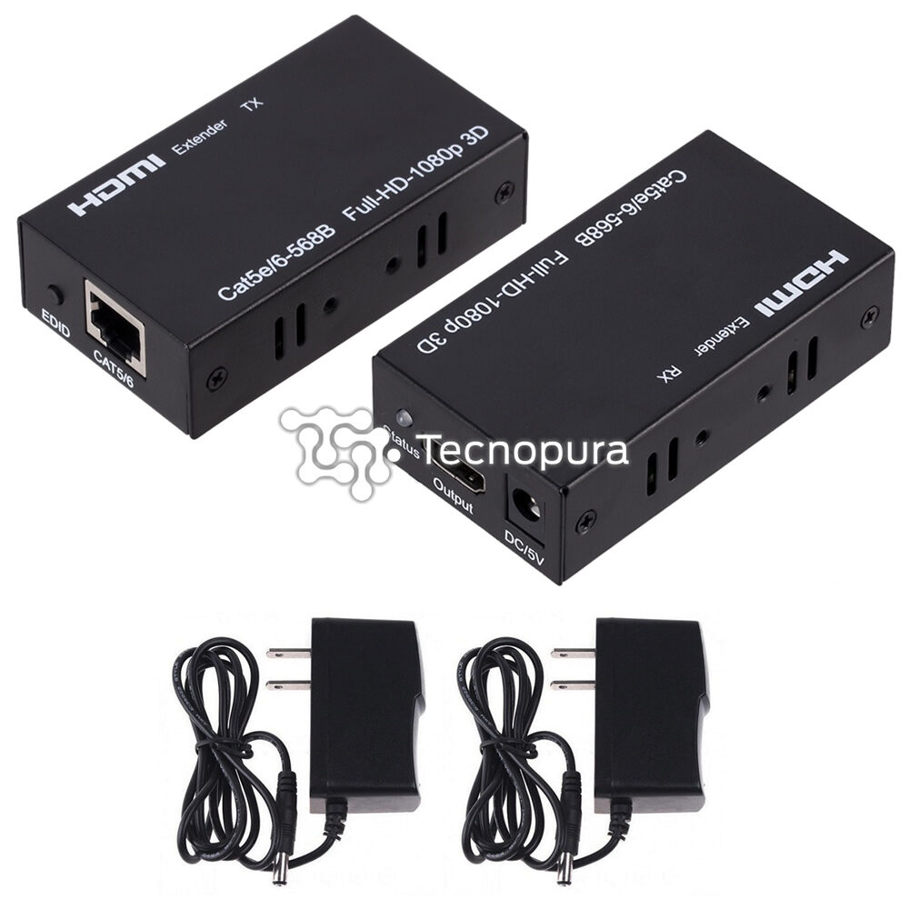 Extensor HDMI por 2 UTP hasta 30mts