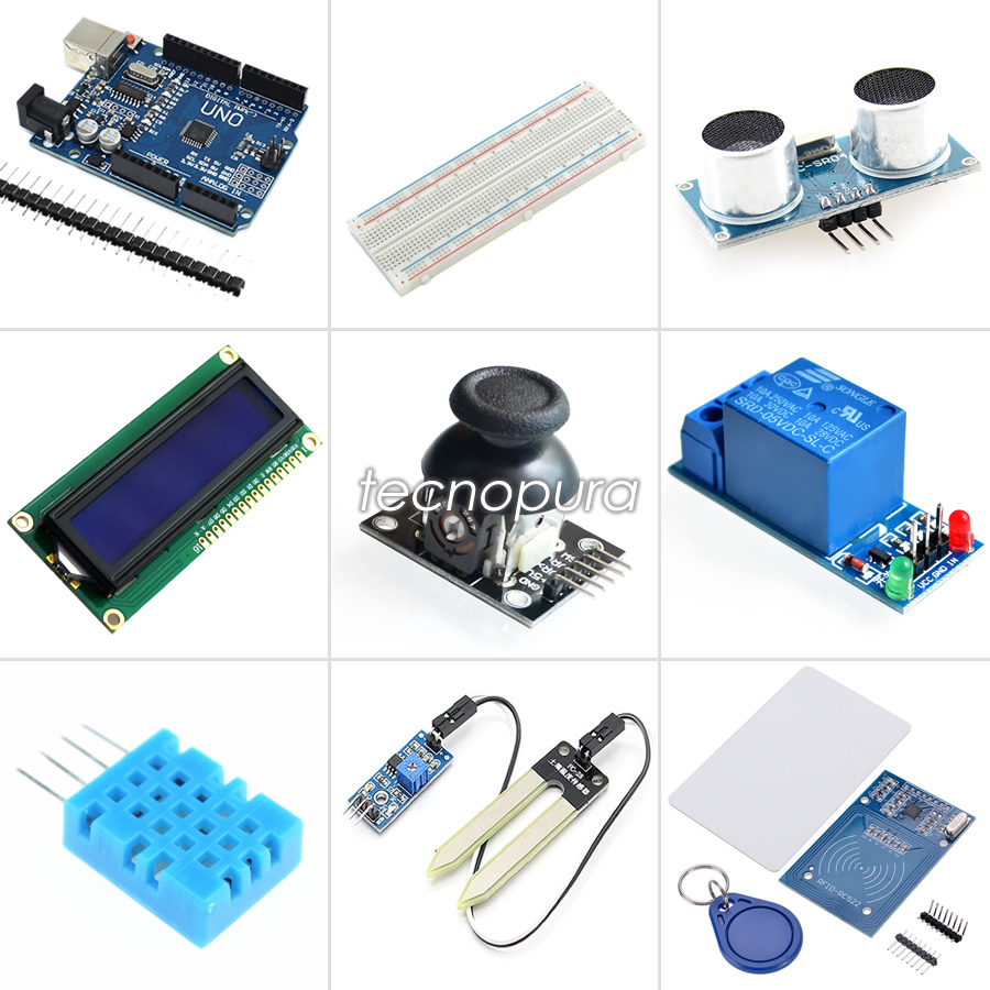 Arduino starter kit español. Kit iniciacion Arduino. Arduino uno kit.  Proyectos con Arduino