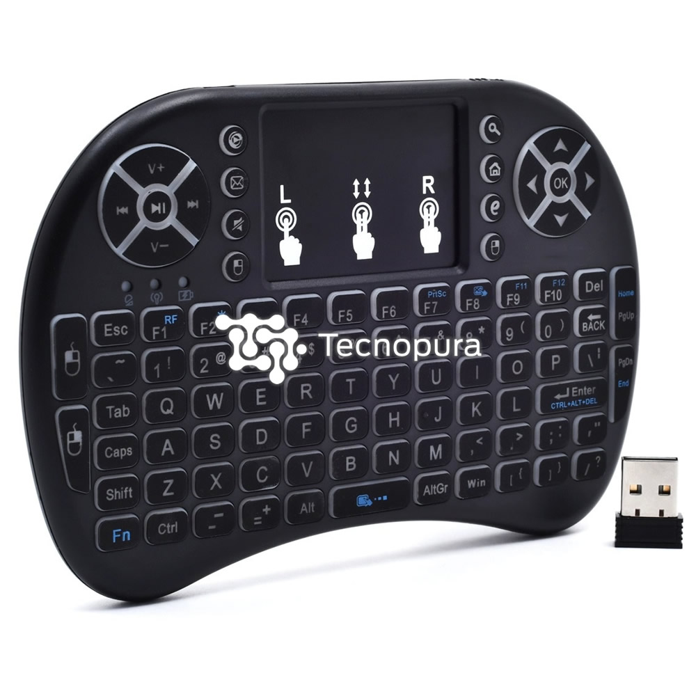 Mini teclado inalámbrico / AirMouse para Android Smart TV PC - Tecnopura