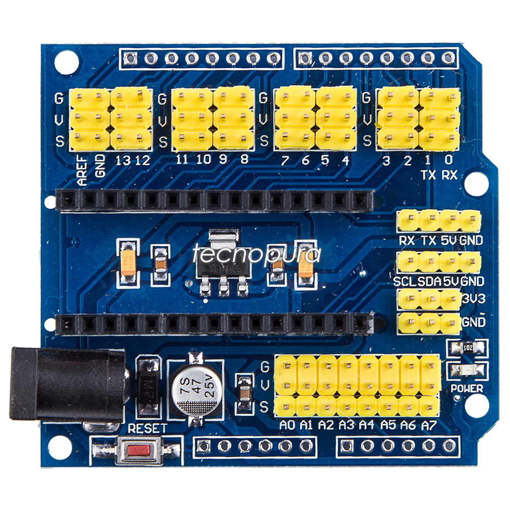 Placa de desarrollo UNO R3 Mega328p ATmega16u2 compatible Arduino -  Tecnopura